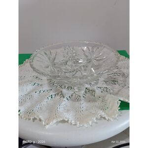 Anchor Hockings Prescut (EPGC) 3 toed Bon Bond Dish ~Vintage~